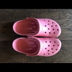 Pink Crocs